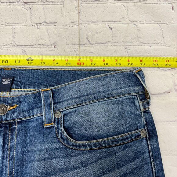 True Religion Men Flap Ricky Relaxed Straight Jeans Size 40 Blue Denim D046 -7 - Picture 5 of 16